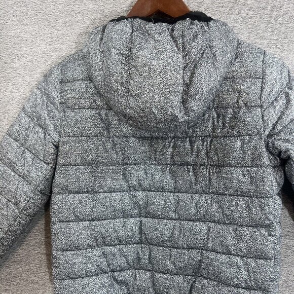 Roots Puffer Jacket Kids Boys Size Medium 7-8 Years Full Zip Coat Gray - Picture 10 of 12